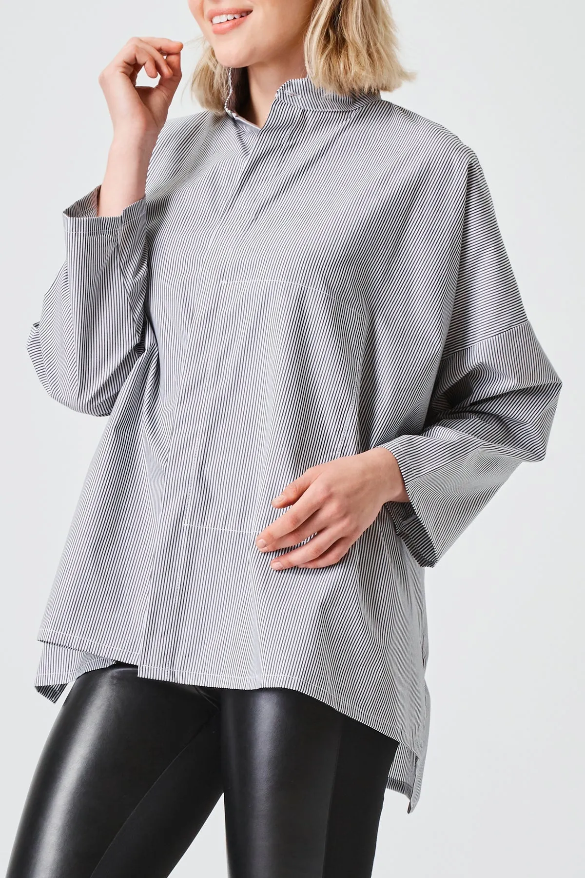 Cotton Signature Shirt in Stripe
