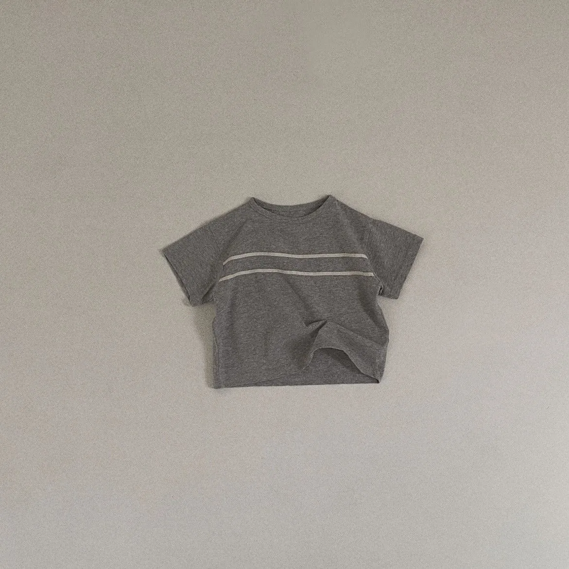 Cotton Tape Tee, Grey