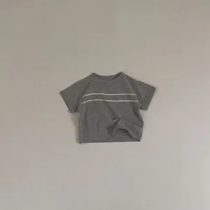 Cotton Tape Tee, Grey