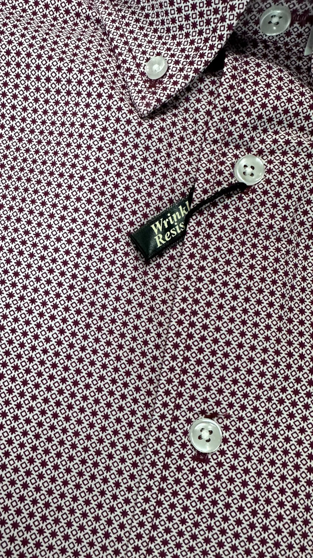 Cotton Traders Wine Sport Shirt    2700-402