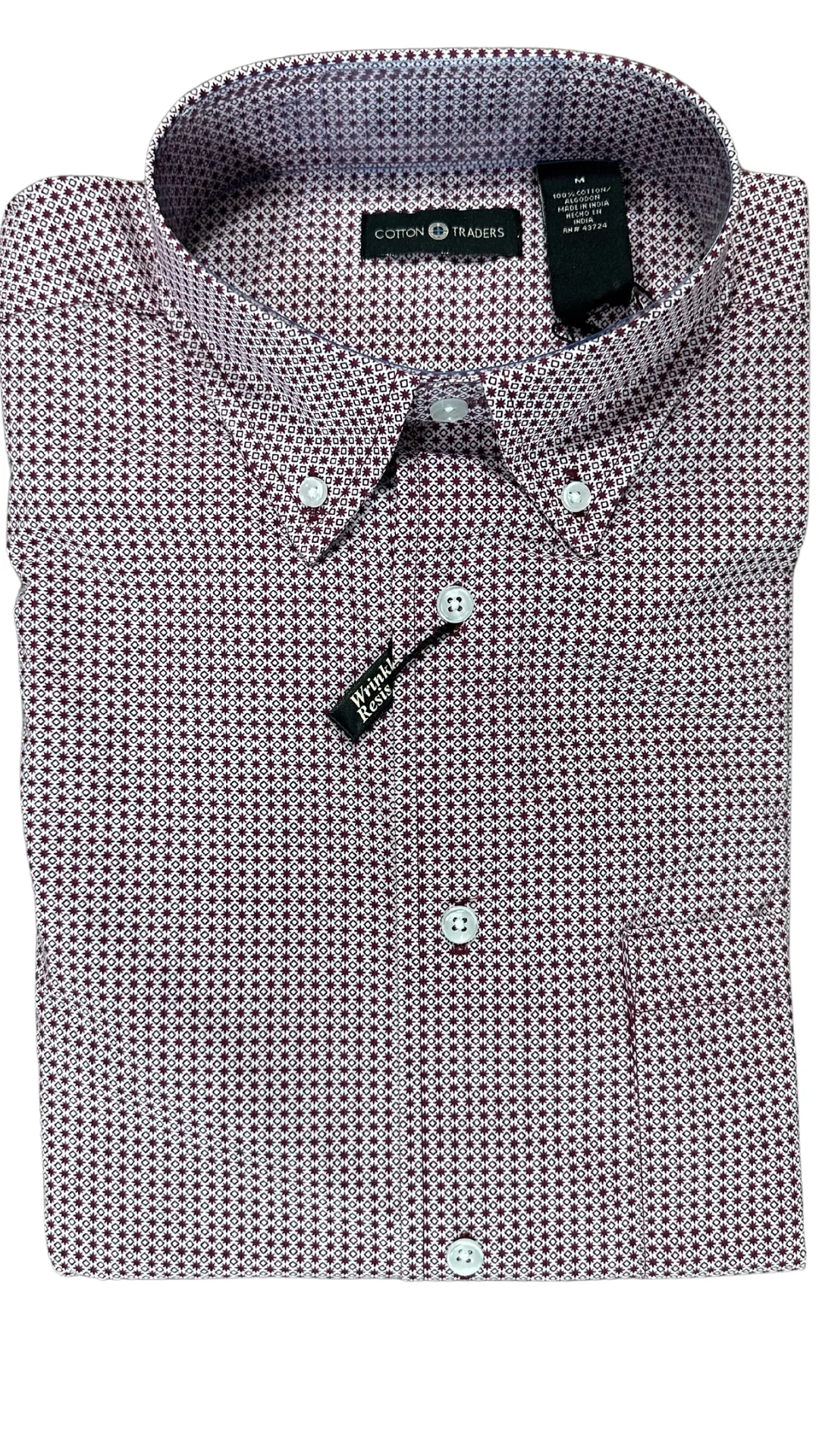 Cotton Traders Wine Sport Shirt    2700-402