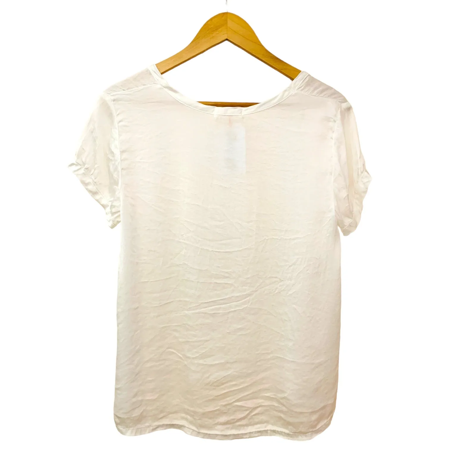 CP - Elodie Silk Tee | White