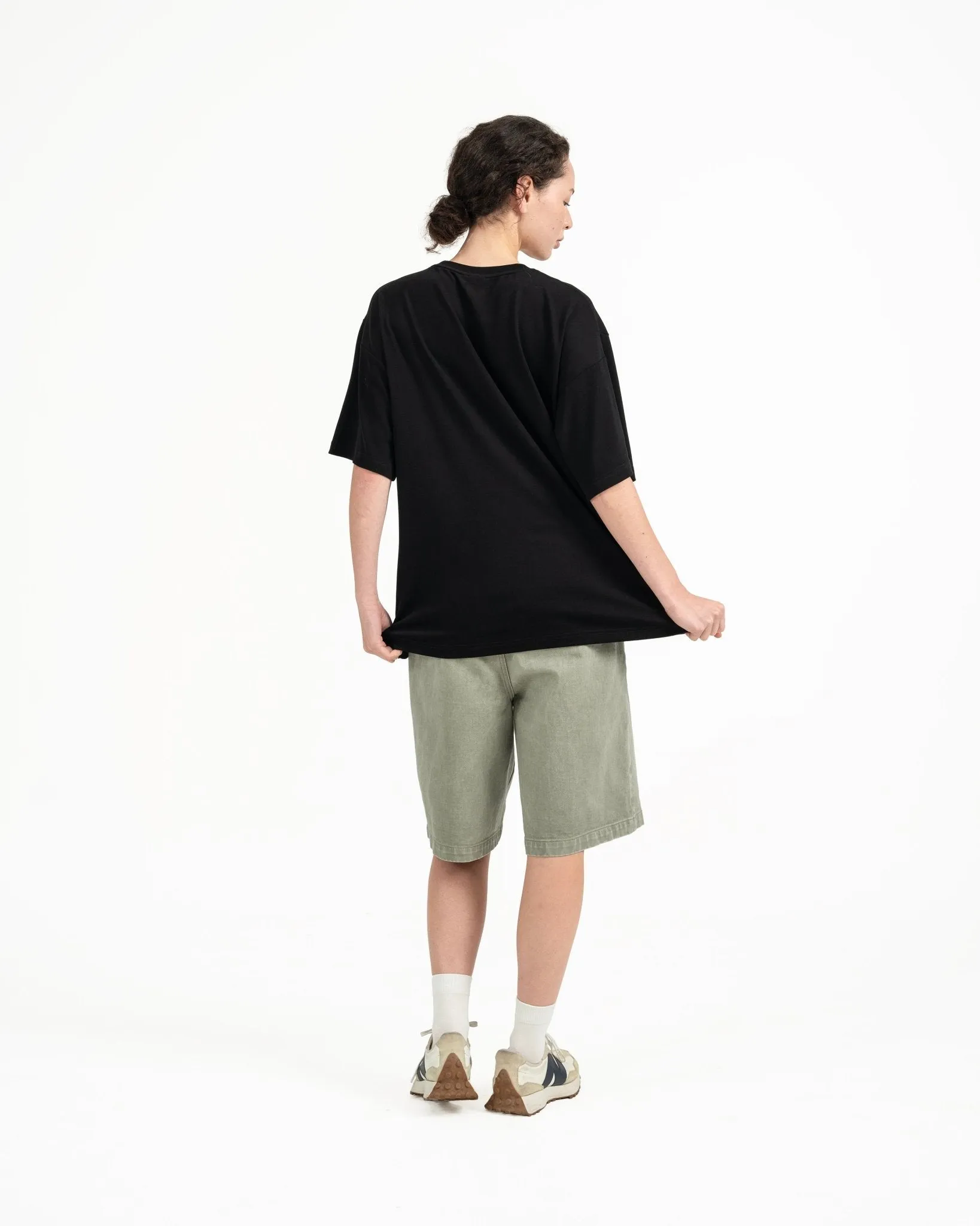 Cupro Signature Tee - Black