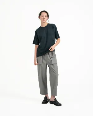 Cupro Signature Tee - Grayeen