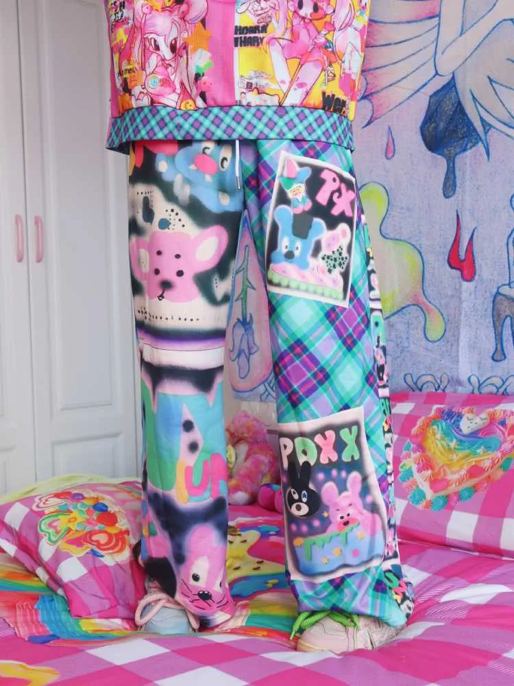 Cyber Loose Flare Pants