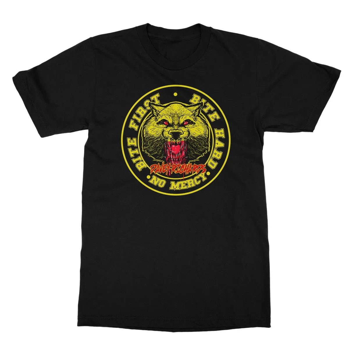 Davey Richards Bite First Logo Softstyle T-Shirt