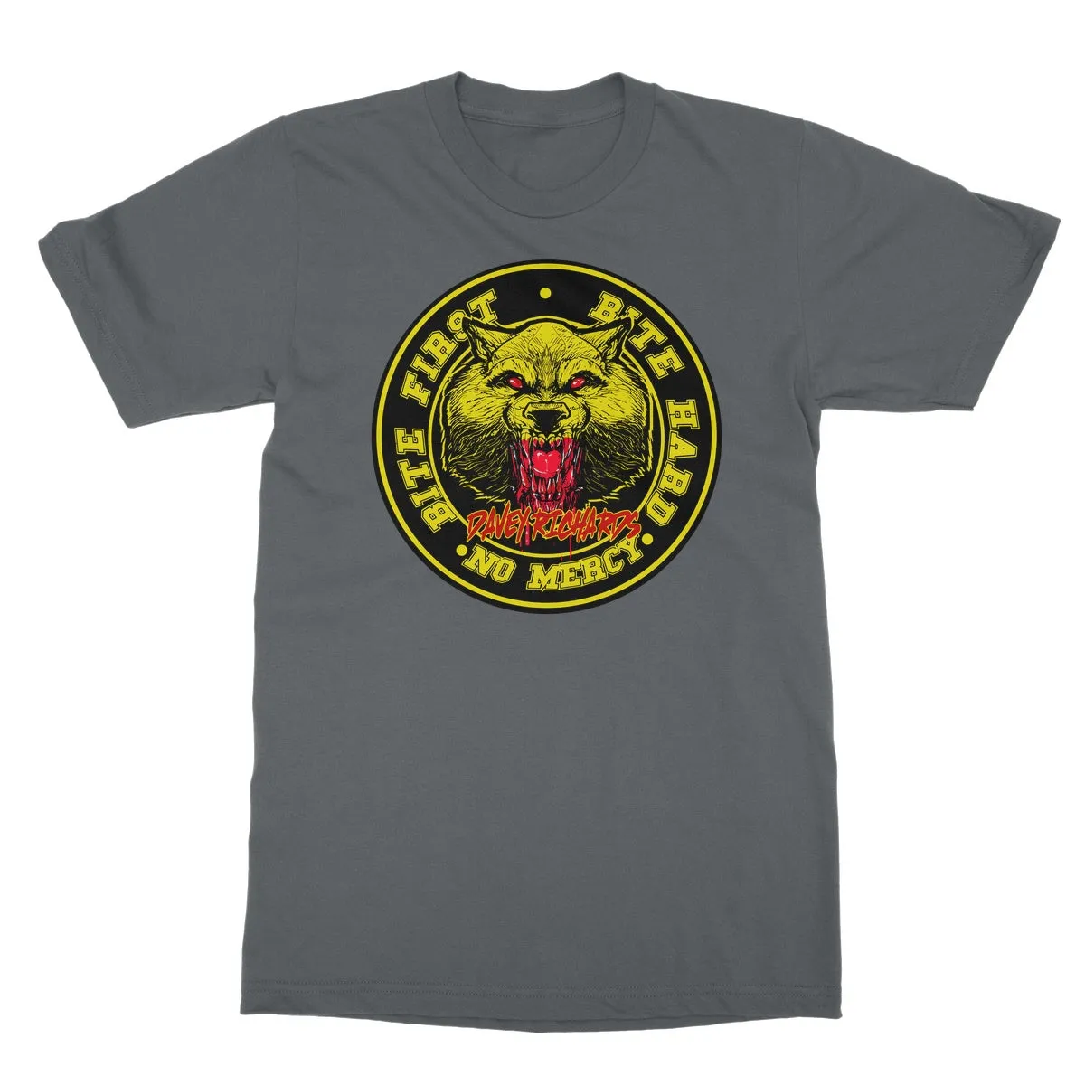 Davey Richards Bite First Logo Softstyle T-Shirt