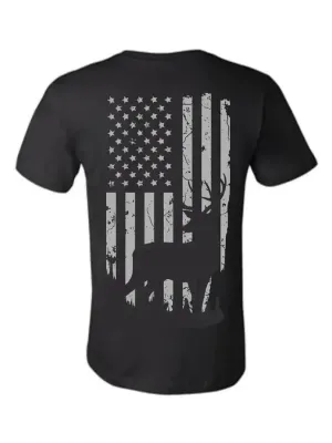 Deer Flag Graphic Tee