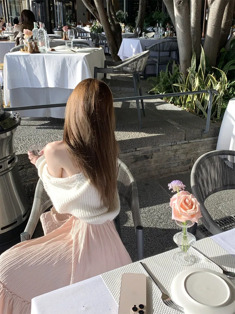 Delicate Lace Ribbon Dress