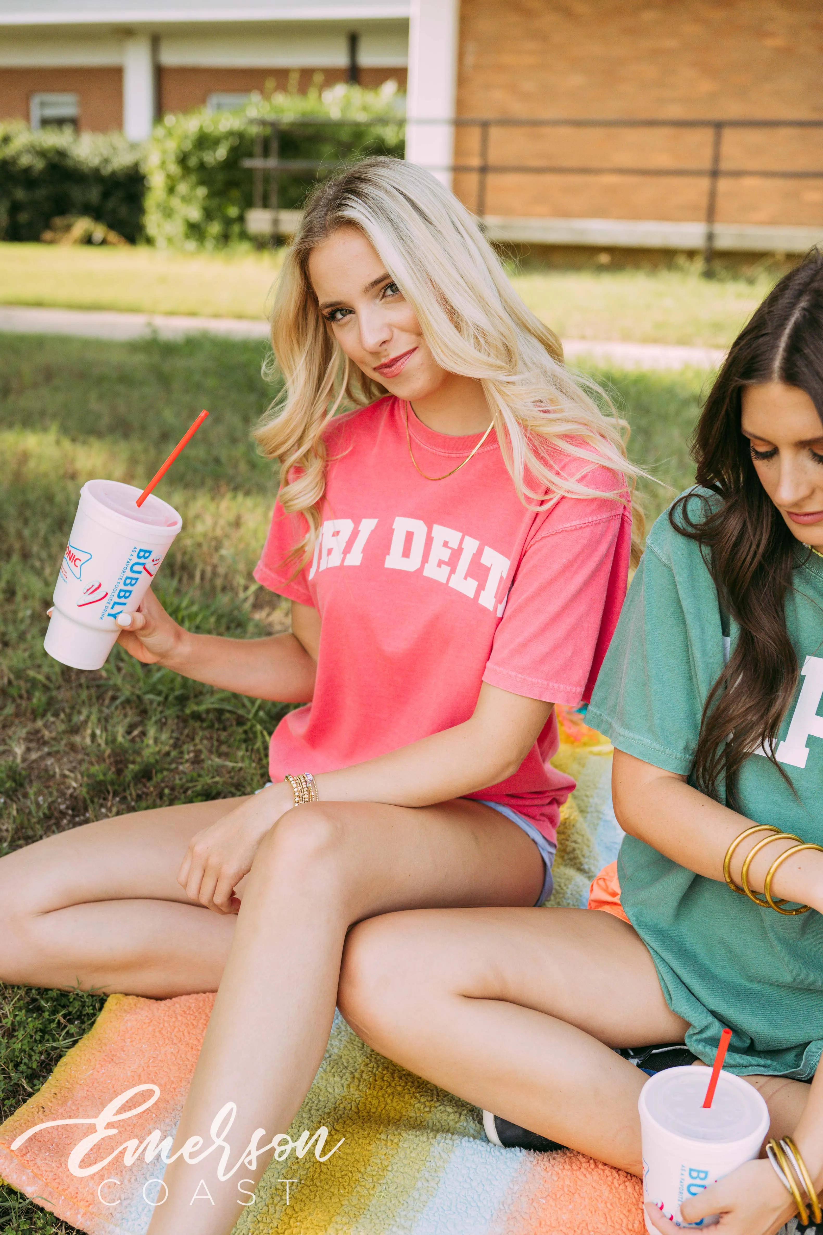 Delta Delta Delta PR Varsity Tee