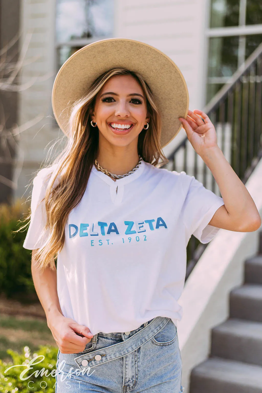 Delta Zeta Recruitment Notch Tee