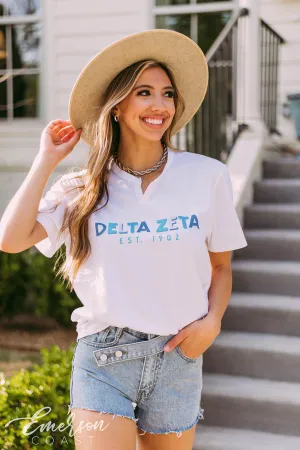 Delta Zeta Recruitment Notch Tee
