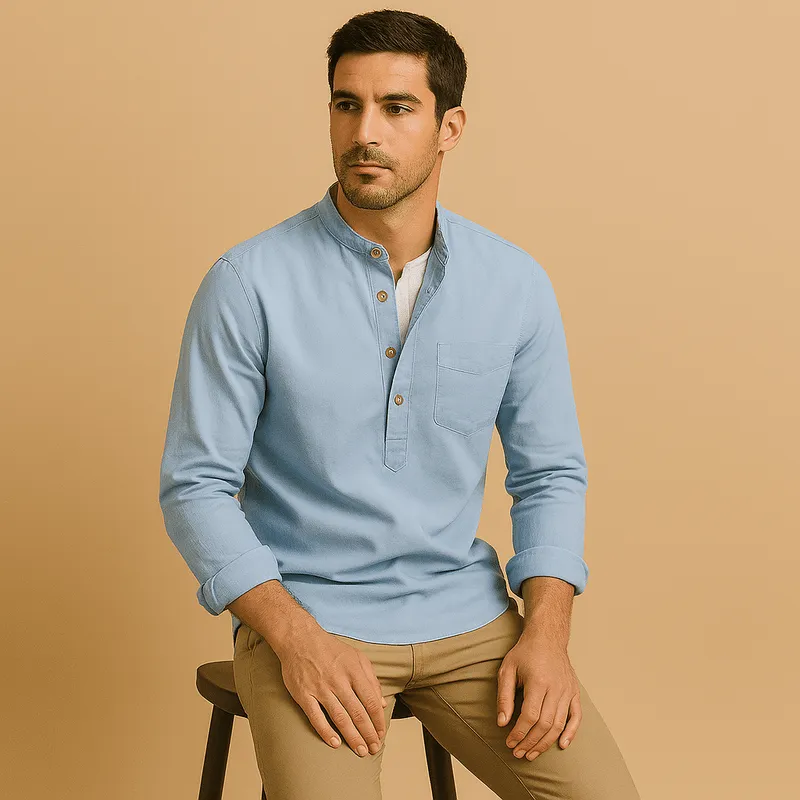 Domoir | Structured Denim Shirt