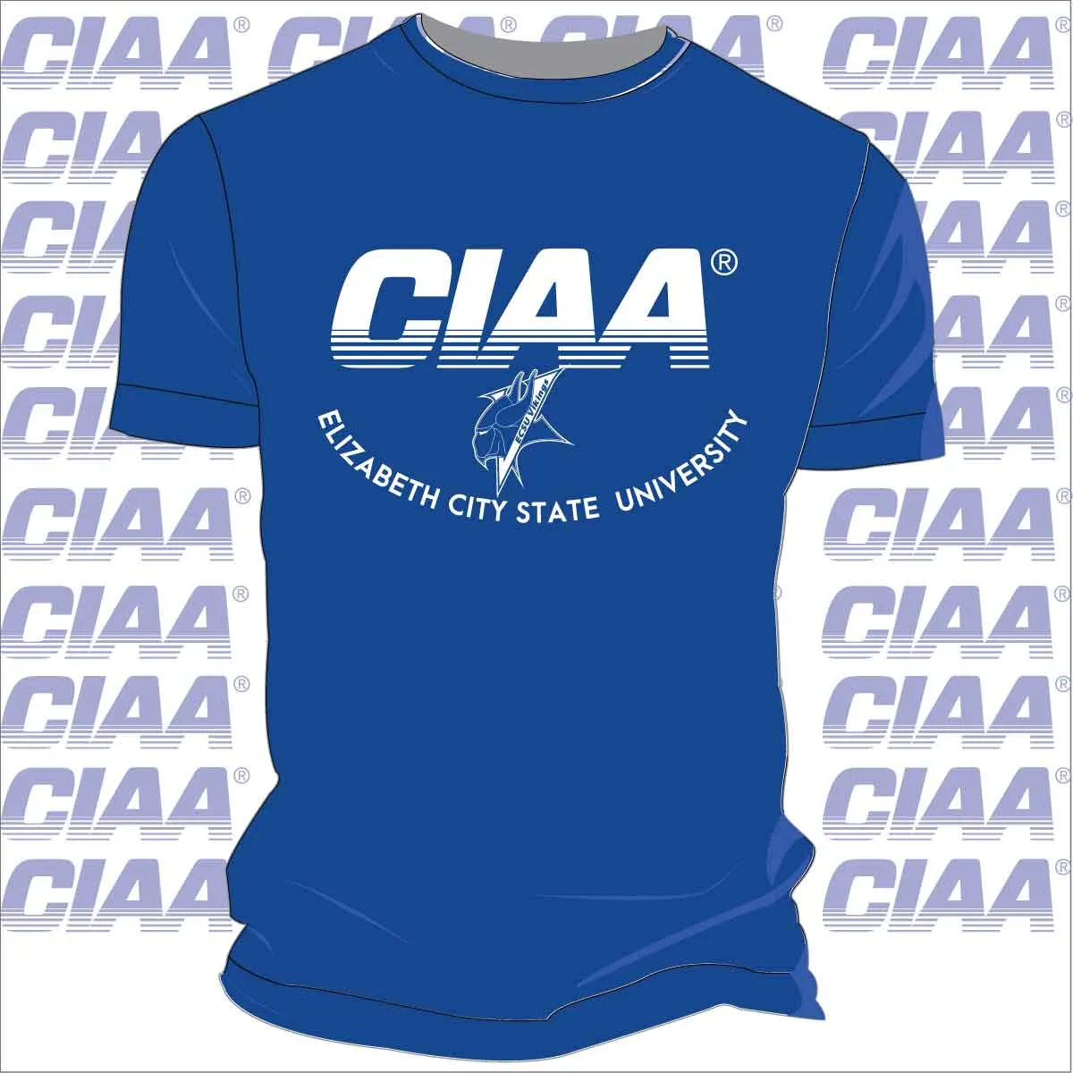 ECSU | CIAA Royal Blue Unisex Tees (**)