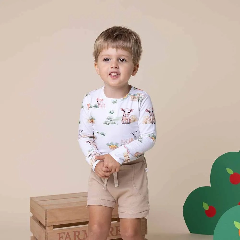 Farm Long Sleeve Organic Bodysuit