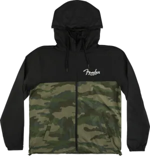 Fender® Windbreaker, Camo and Black