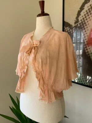 Floral bed Jacket - 40s - 40B