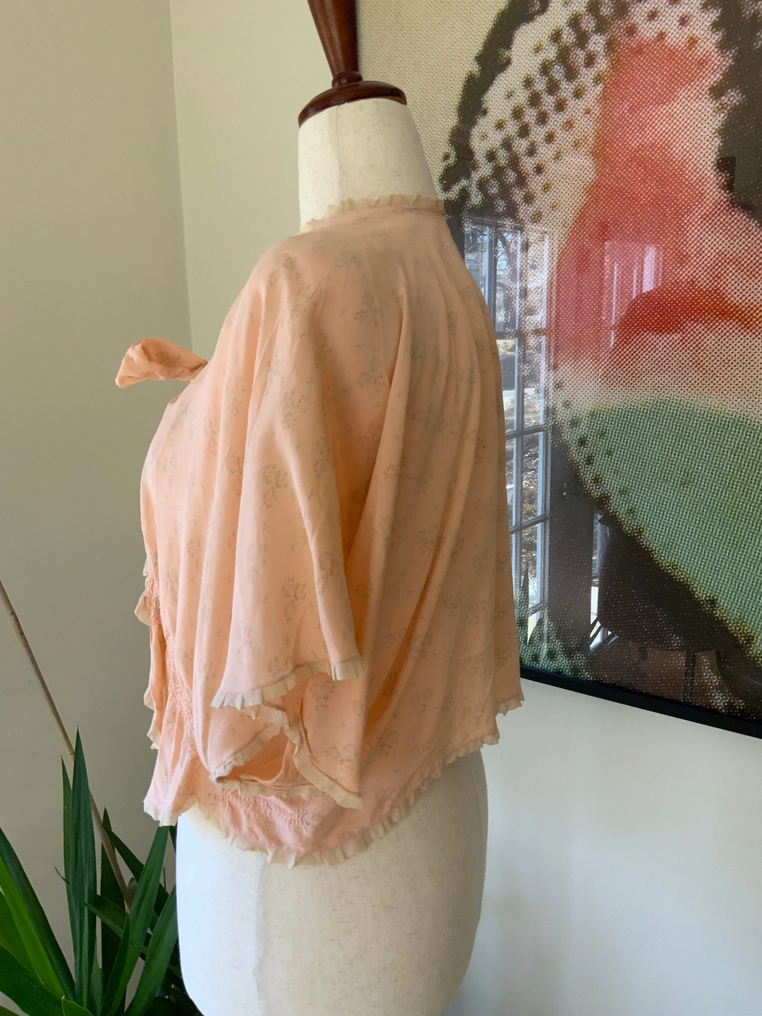 Floral bed Jacket - 40s - 40B