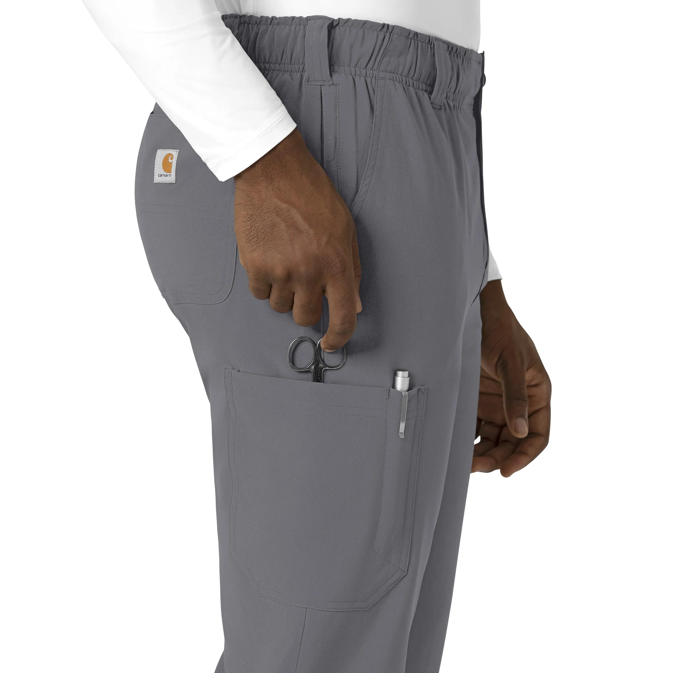 Force Cross-Flex C56410 Men's Straight Leg Scrub Pants Pewter