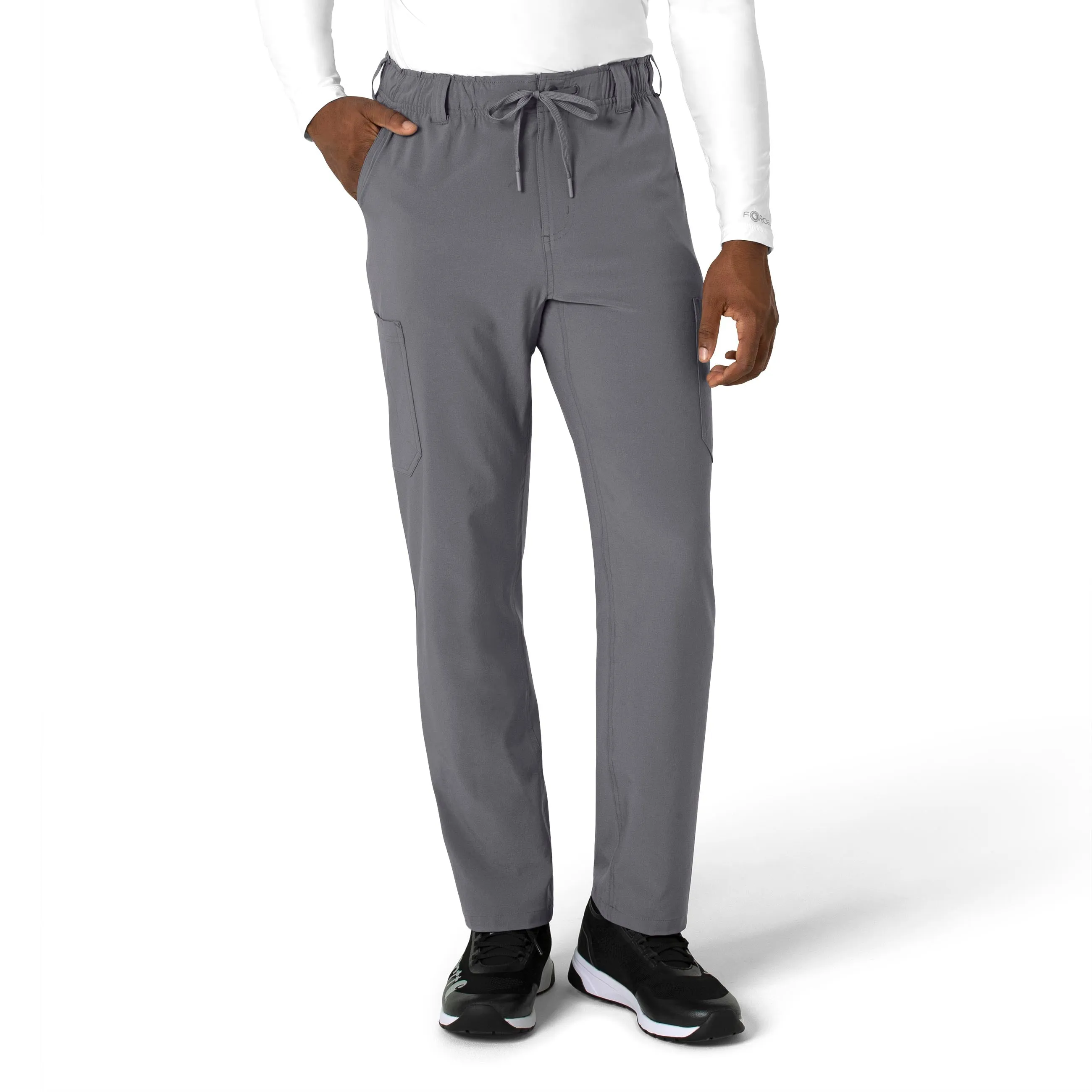 Force Cross-Flex C56410 Men's Straight Leg Scrub Pants Pewter