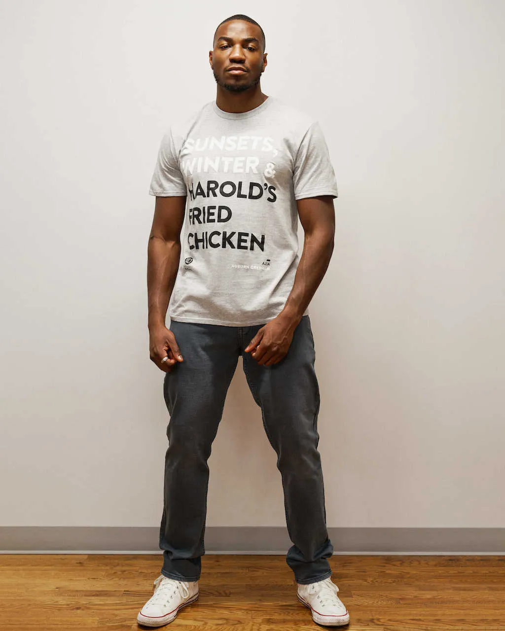 'Fried Chicken in Auburn Gresham' Light Grey Short-Sleeve Unisex T-Shirt