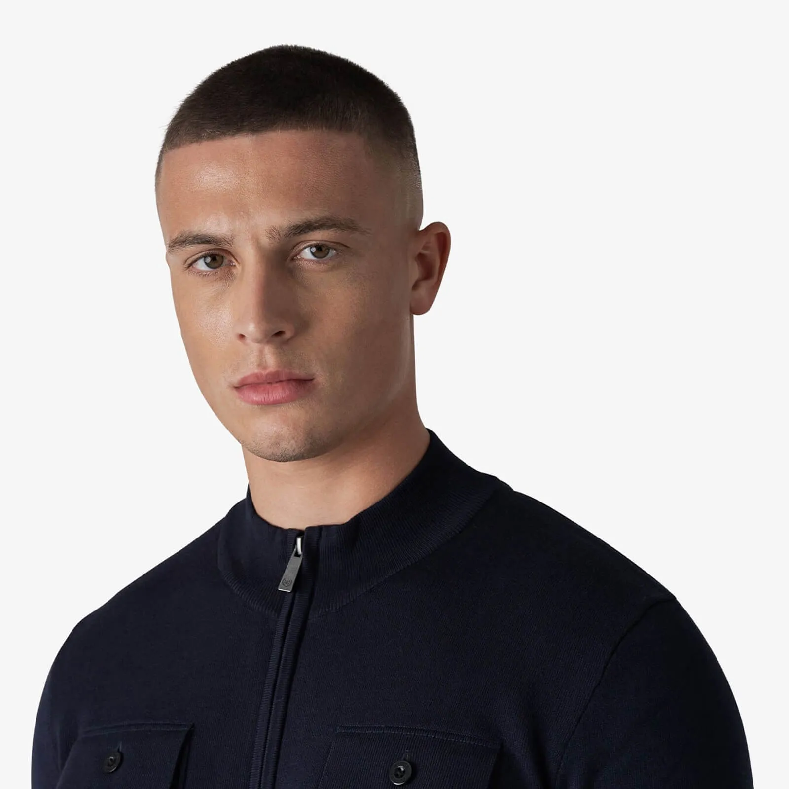 FROMANTEEL KNITTED VEST | NAVY