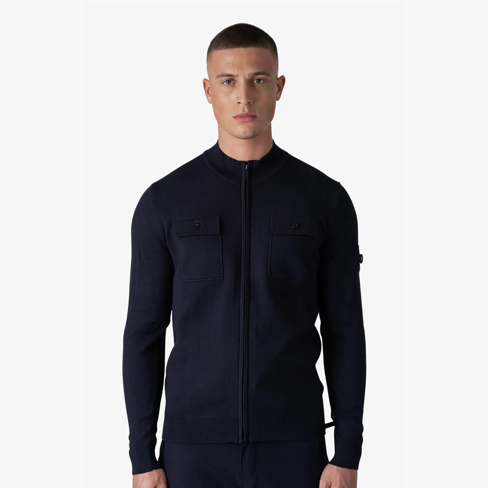 FROMANTEEL KNITTED VEST | NAVY