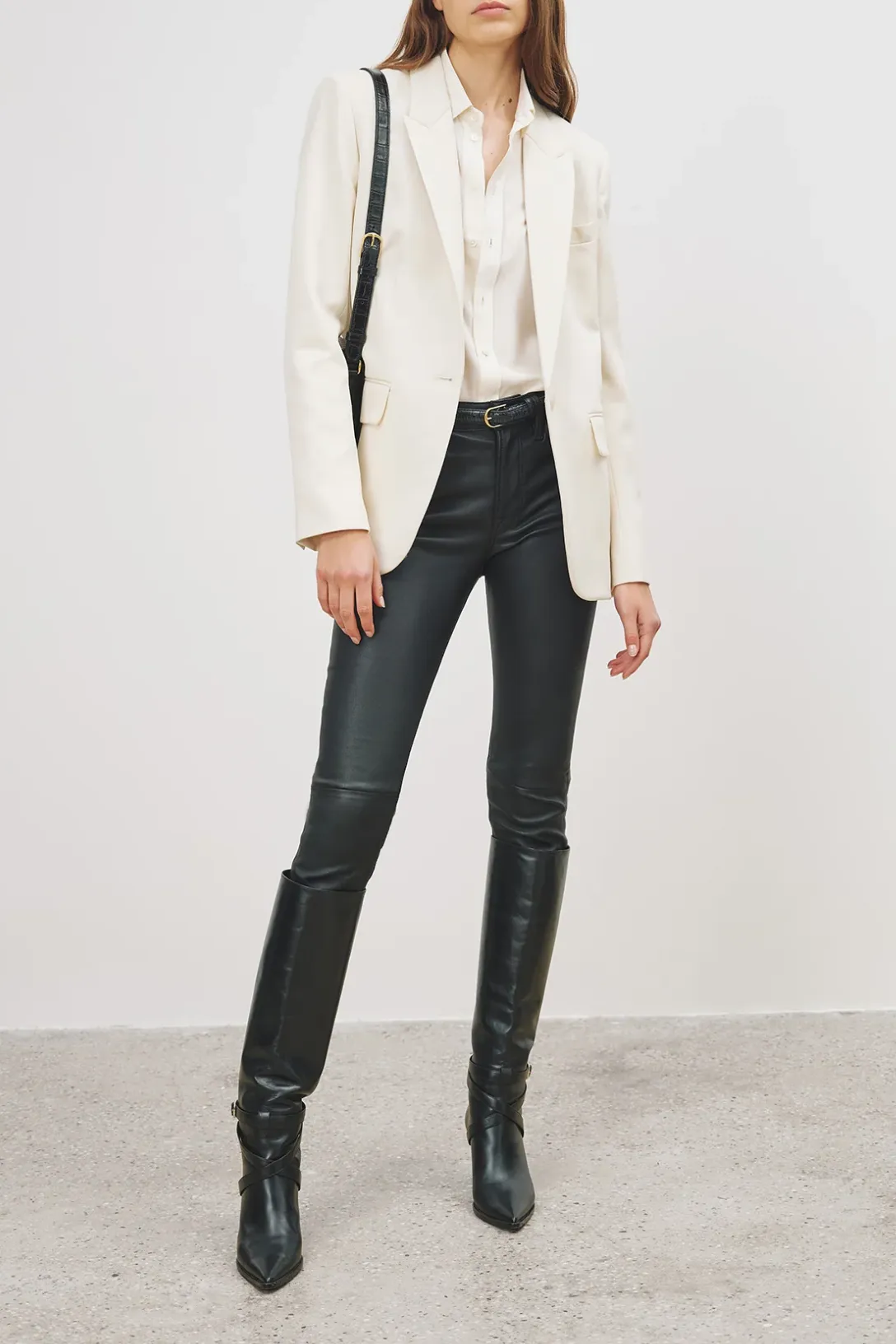 Gaia Slim Shirt | Ivory