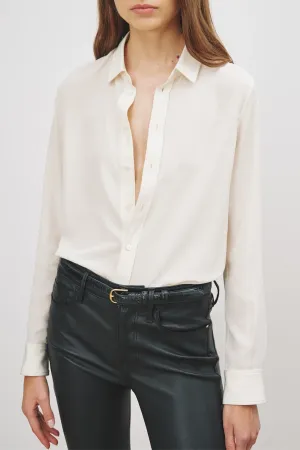 Gaia Slim Shirt | Ivory