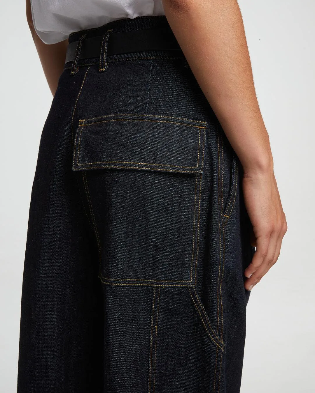 Girls of Dust - British Worker Pants Organic Denim Blue