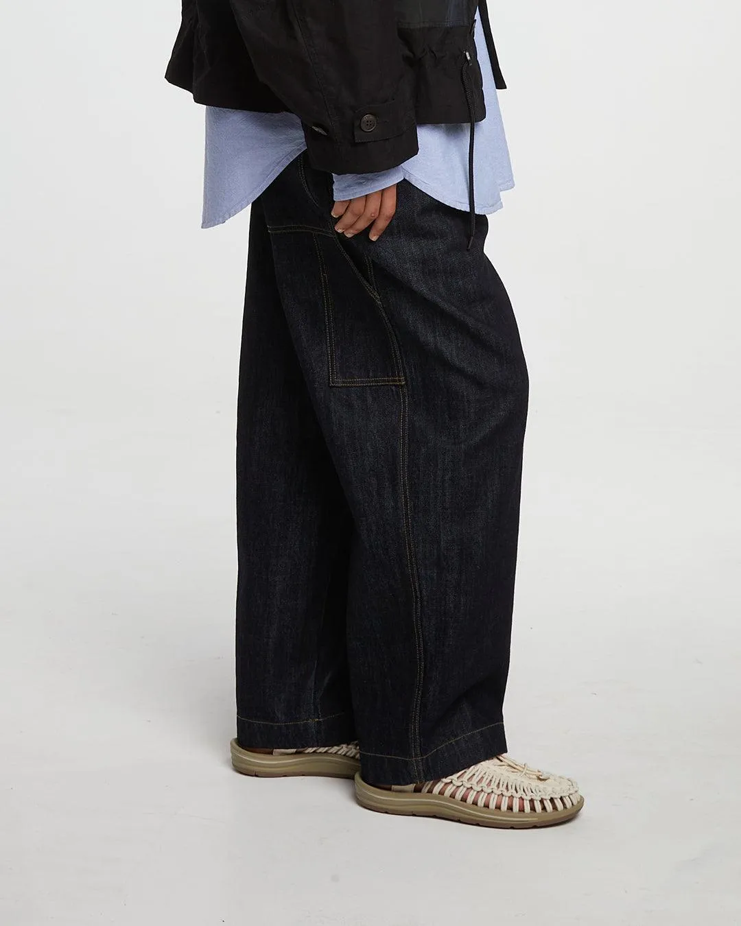 Girls of Dust - British Worker Pants Organic Denim Blue