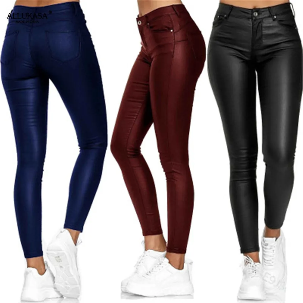 Glenda® | Stretchy leather pants