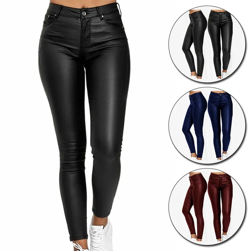 Glenda® | Stretchy leather pants