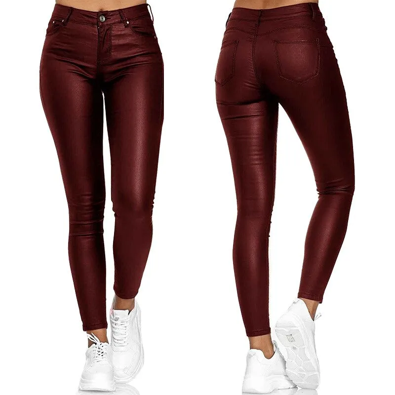 Glenda® | Stretchy leather pants