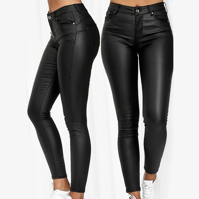 Glenda® | Stretchy leather pants