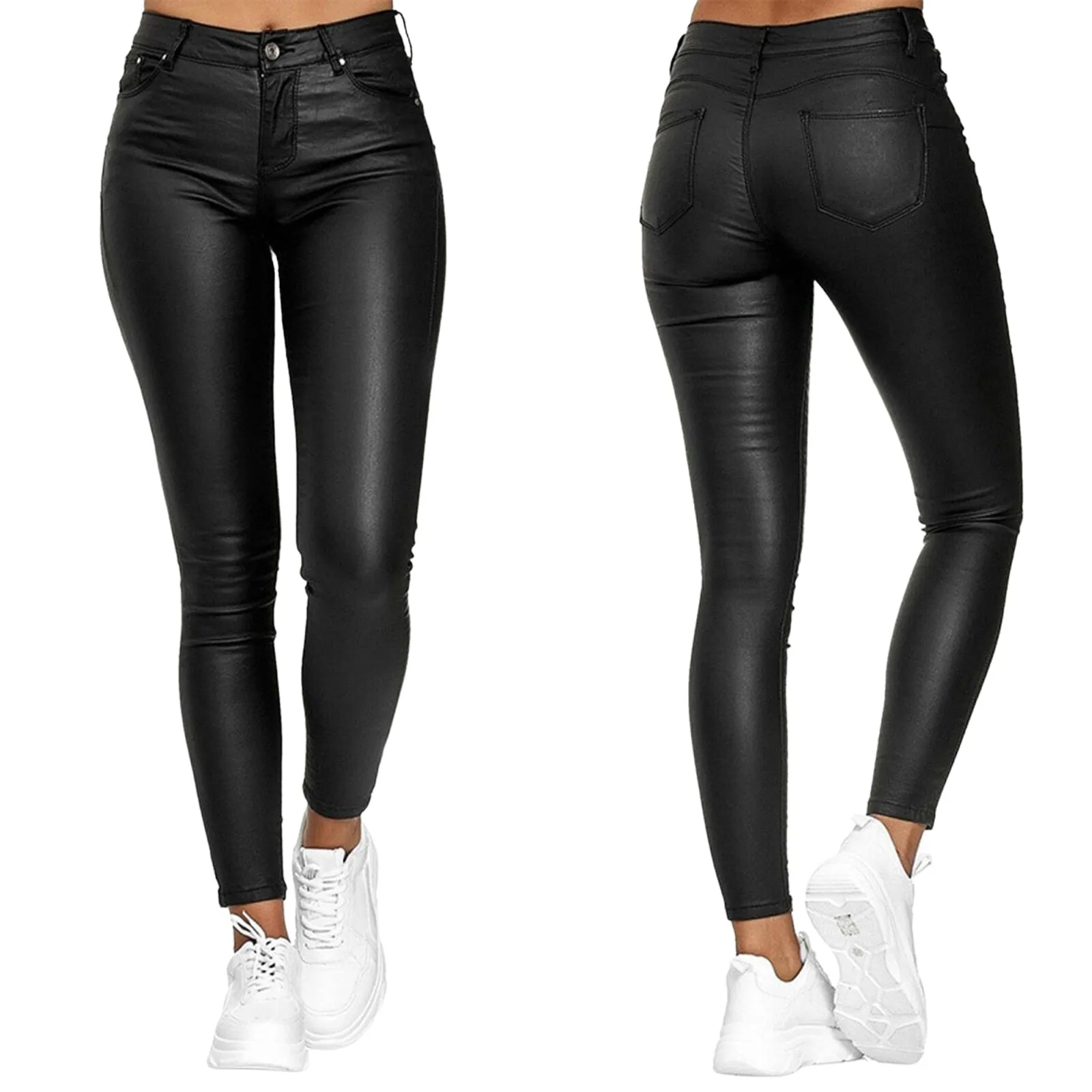 Glenda® | Stretchy leather pants