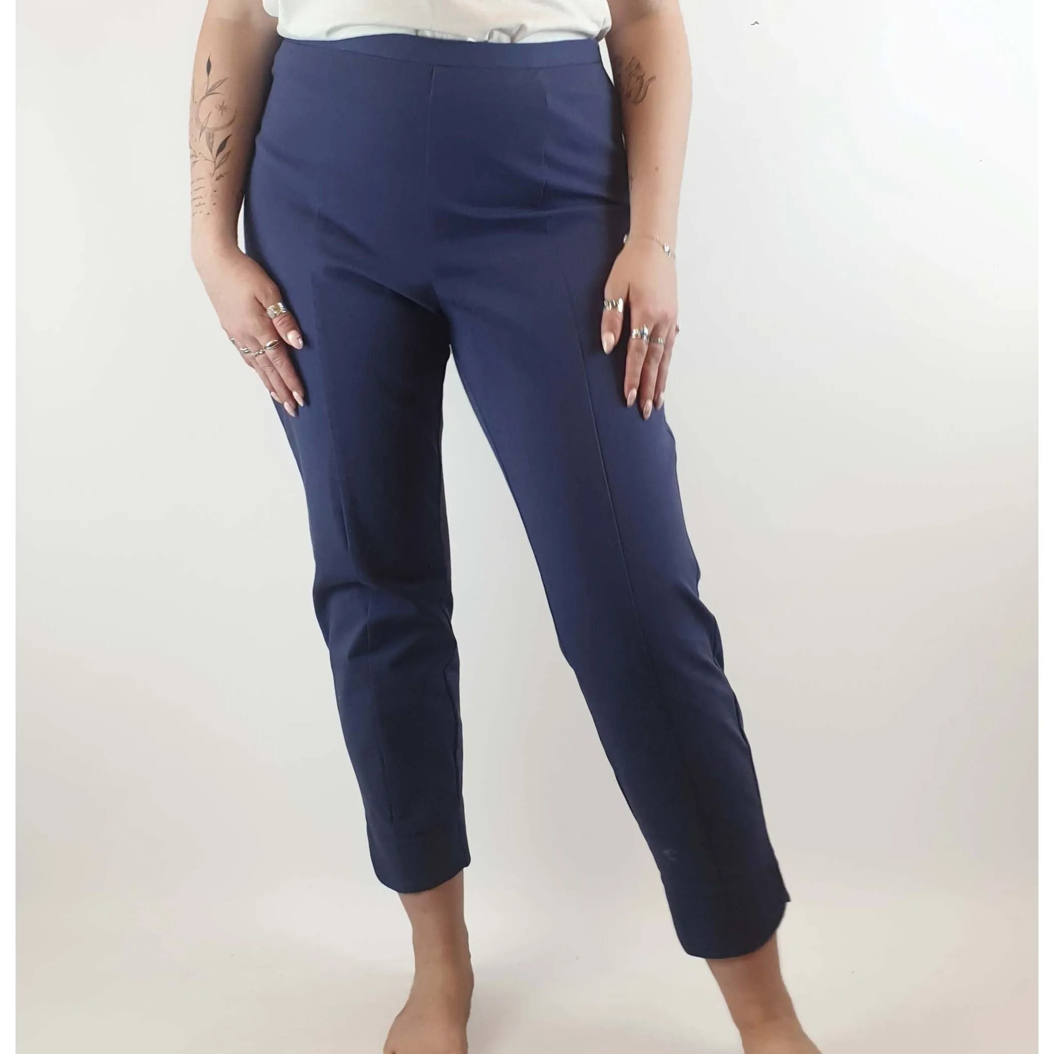 Gorman purple cigarette style pants size 16 (tiny fit, best fits size 12-small 14)