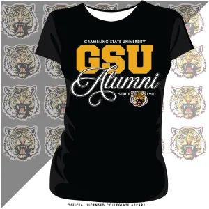 Grambling State | Fancy Alumni Black Ladies Tees (**)