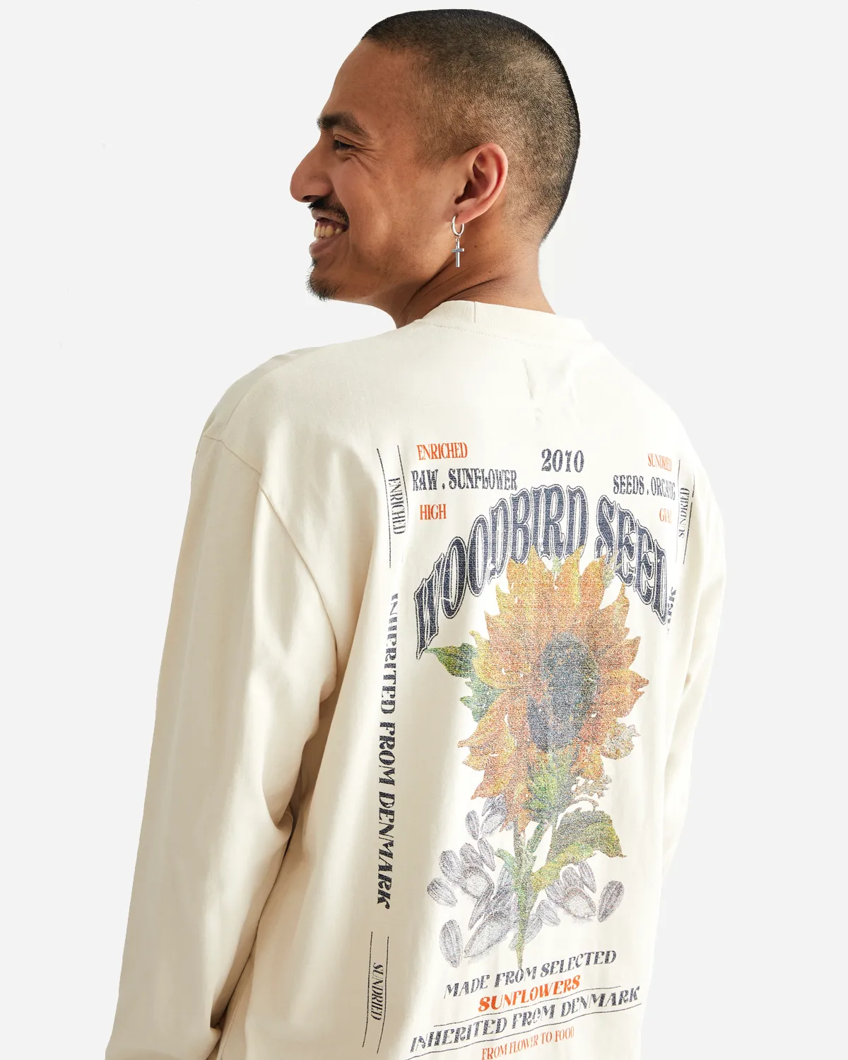 Hanes Seeds L/S Tee - Off White