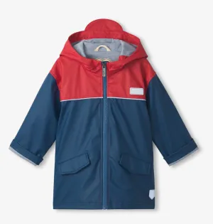 Hatley Red & Navy Mariner Rain Jacket