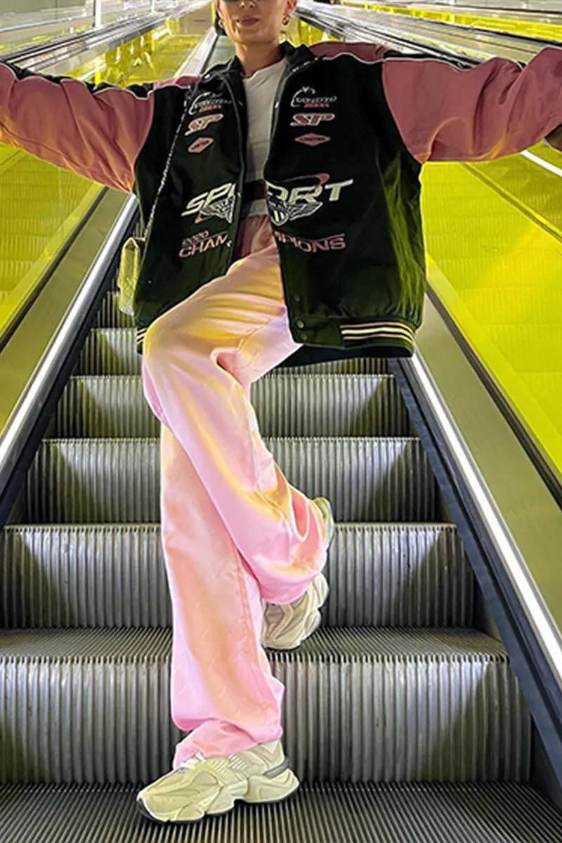 HCR1066 Street Style Varsity Coat Outerwear