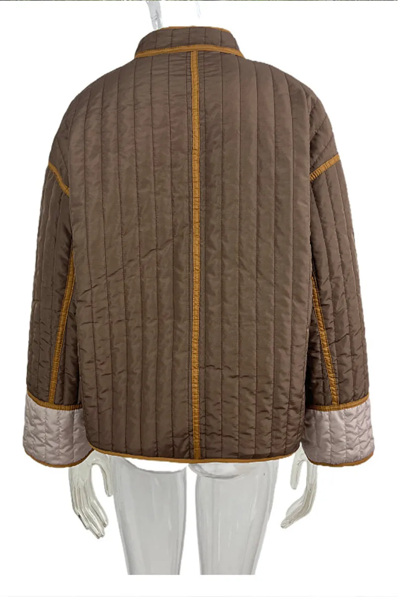 HCR1115 Vintage Inspired Patchwork Jacket Outerwear