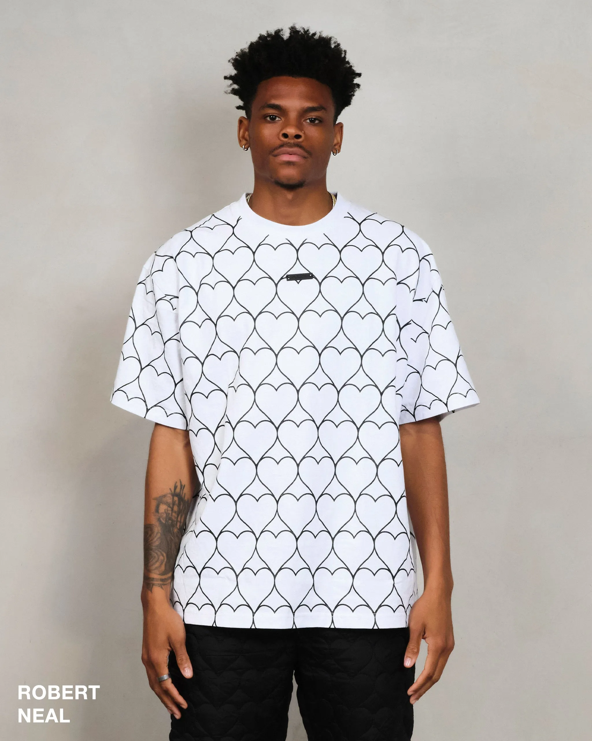 Heart Tee - White