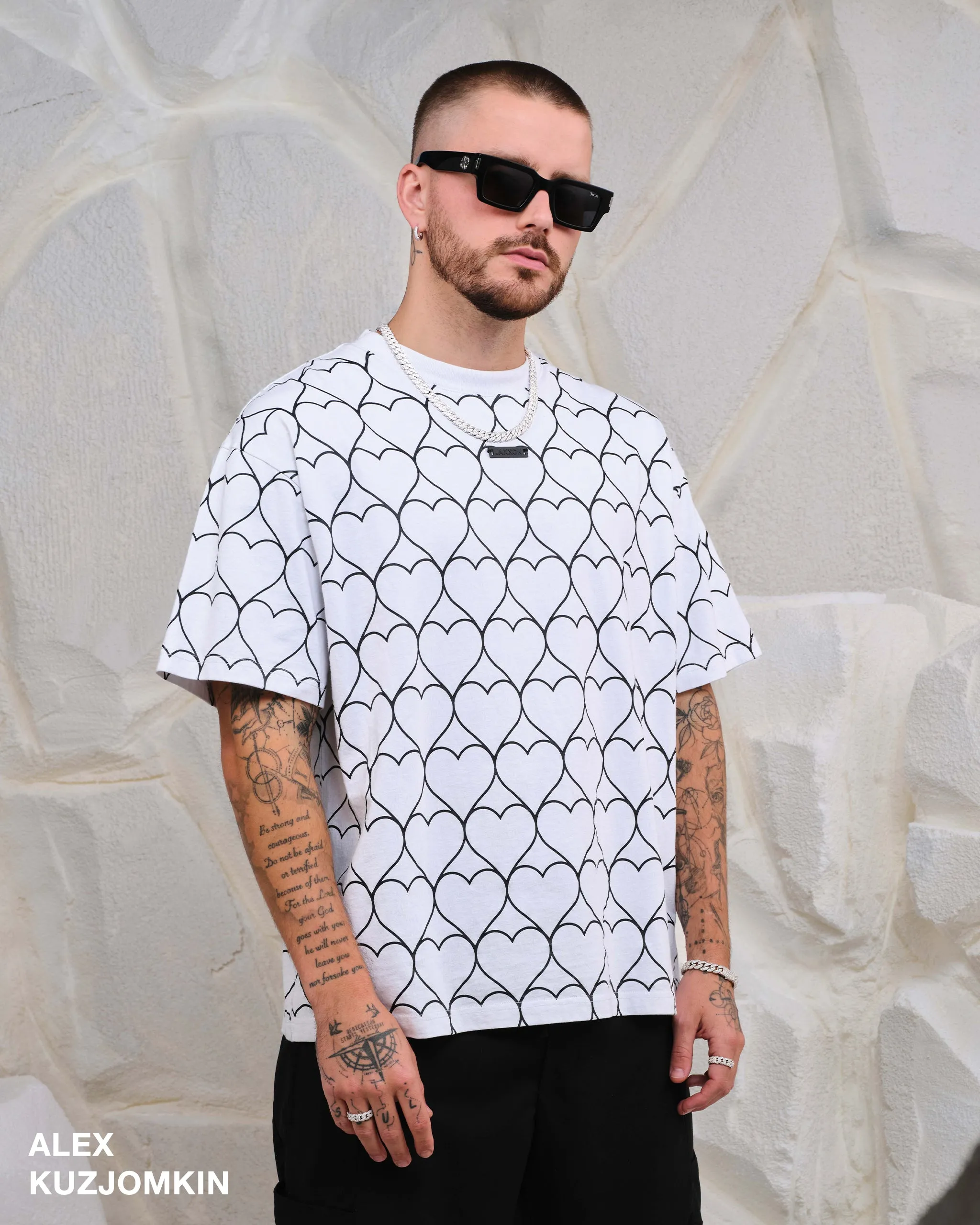 Heart Tee - White