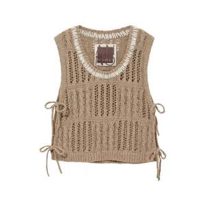 HEYANNO MMHPlay Patch Vest in Travertine