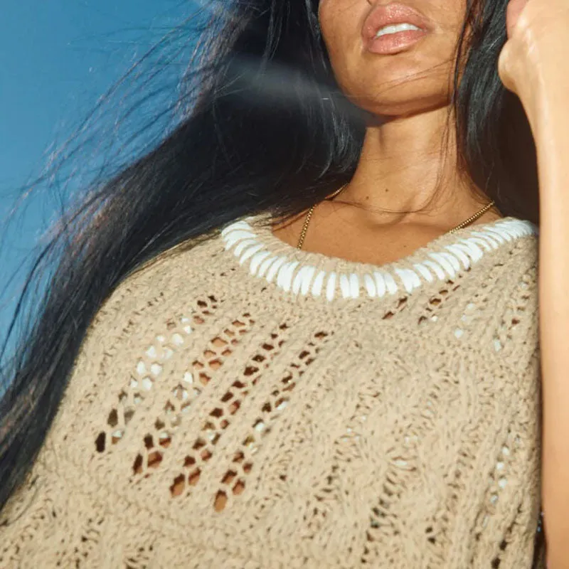 HEYANNO MMHPlay Patch Vest in Travertine