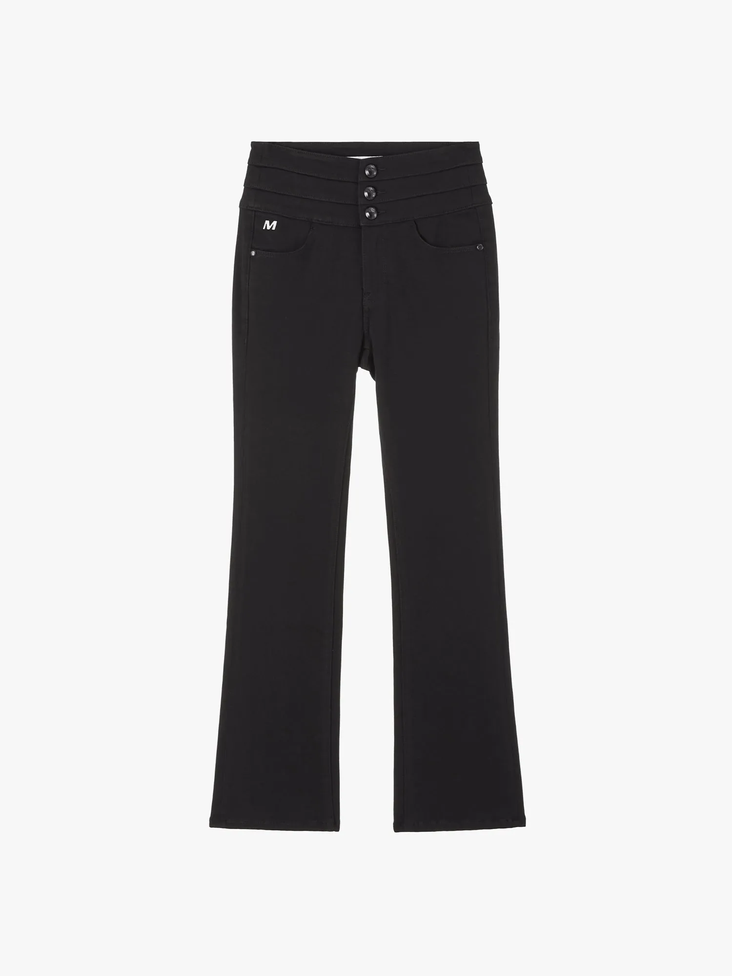 High Waisted Stretchy Flared Jeans