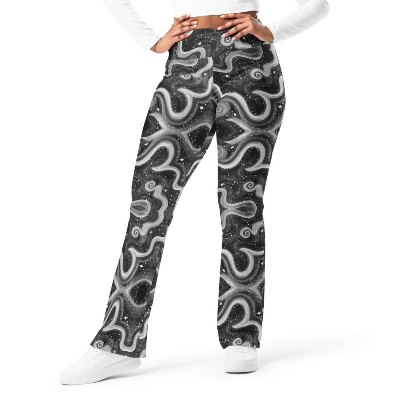 High Waisted Yoga Pants ( Internal Pocket)- "Cosmic" Design