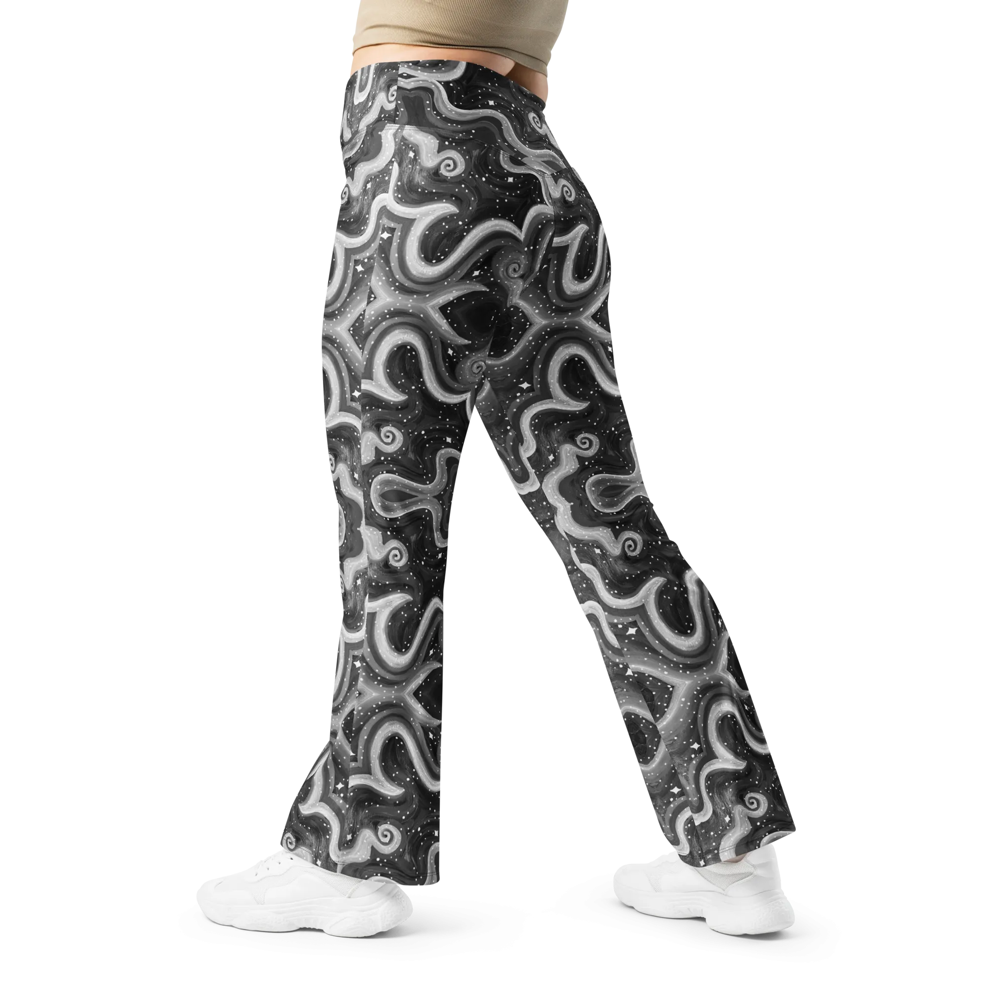 High Waisted Yoga Pants ( Internal Pocket)- "Cosmic" Design