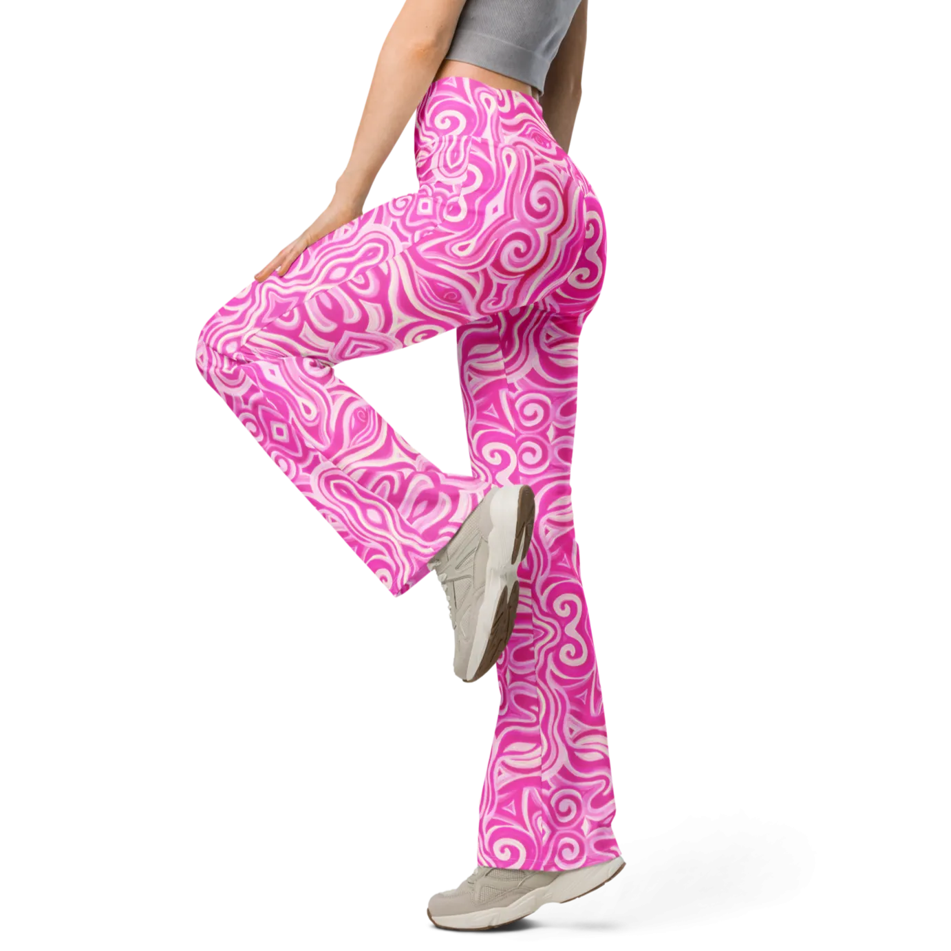 High Waisted Yoga Pants ( Internal Pocket)- "Princess" Design